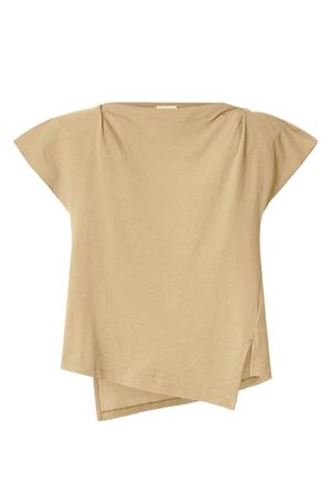 Asymmetrical Cotton T-Shirt ISABEL MARANT | TS0097FAA1N41I50LB